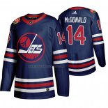 Maglia Hockey Winnipeg Jets Ab Mcdonald Heritage Classic 2019-20 Blu