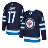 Maglia Hockey Winnipeg Jets Adam Lowry Autentico Home Blu