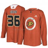 Maglia Hockey Anaheim Ducks John Gibson New Season Practice Arancione