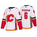 Maglia Hockey Calgary Flames Dennis Wideman Away Premier 2017-2018 Bianco