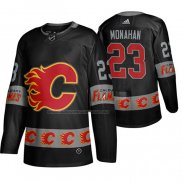 Maglia Hockey Calgary Flames Sean Monahan Breakaway Nero