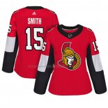 Maglia Hockey Donna Ottawa Senators Zack Smith Autentico Giocatore Rosso