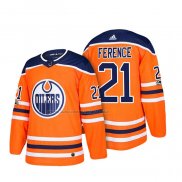 Maglia Hockey Edmonton Oilers Andrew Ference 2018 Arancione