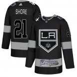 Maglia Hockey Los Angeles Kings Shoer City Joint Name Stitched Nero