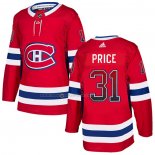 Maglia Hockey Montreal Canadiens Carey Price Drift Fashion Rosso