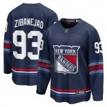 Maglia Hockey New York Rangers Mika Zibanejad Alternato Premier Breakaway Blu