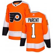 Maglia Hockey Philadelphia Flyers Bernie Parent Home Autentico Arancione