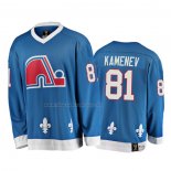 Maglia Hockey Quebec Nordiques Vladislav Kamenev Heritage Vintage Blu