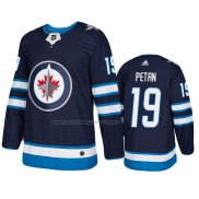 Maglia Hockey Winnipeg Jets Nic Petan Home Autentico Blu