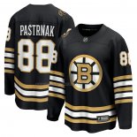 Maglia Hockey Boston Bruins David Pastrnak 100th Anniversario Premier Breakaway Nero