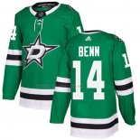 Maglia Hockey Dallas Stars Jamie Benn Home Autentico Stitched Verde