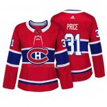 Maglia Hockey Donna Montreal Canadiens Carey Price Autentico Giocatore Rosso