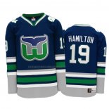 Maglia Hockey Hartford Whalers Dougie Hamilton Heritage Throwback Blu