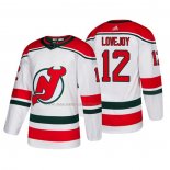 Maglia Hockey New Jersey Devils Ben Lovejoy Alternato Autentico Bianco