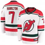 Maglia Hockey New Jersey Devils Dougie Hamilton Premier Breakaway 2022-23 Bianco