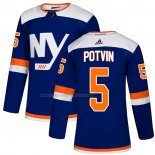 Maglia Hockey New York Islanders Denis Potvin Autentico Alternato Blu