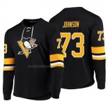 Maglia Hockey Pittsburgh Penguins Jack Johnson Platinum Nero