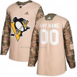 Maglia Hockey Pittsburgh Penguins Personalizzate Autentico 2017 Veterans Day Camuffamento