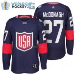 Maglia Hockey USA Ryan Mcdonagh Premier 2016 World Cup Blu