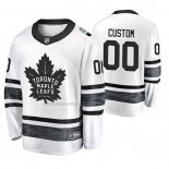 Maglia Hockey 2019 All Star Toronto Maple Leafs Personalizzate Bianco