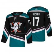 Maglia Hockey Anaheim Ducks Ryan Kesler Alternato 25th Aniversario Autentico Nero