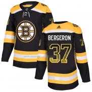 Maglia Hockey Boston Bruins Patrice Bergeron Drift Fashion Nero
