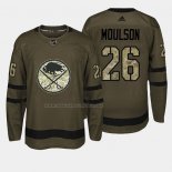 Maglia Hockey Buffalo Sabres Matt Moulson 2018 Salute To Service Verde Militare