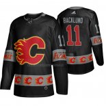 Maglia Hockey Calgary Flames Mikael Backlund Breakaway Nero