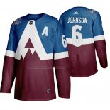 Maglia Hockey Colorado Avalanche Erik Johnson 2020 Stadium Series Blu