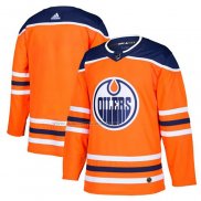 Maglia Hockey Edmonton Oilers Blank Home Autentico Arancione