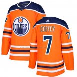 Maglia Hockey Edmonton Oilers Coffey Royal Home Autentico Arancione