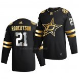Maglia Hockey Golden Edition Dallas Stars Jason Robertson Limited Autentico 2020-21 Nero