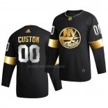 Maglia Hockey Golden Edition New York Islanders Personalizzate Limited Autentico 2020-21 Nero