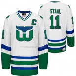 Maglia Hockey Hartford Whalers Jordan Staal Heritage Night Throwback Bianco