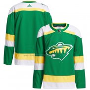Maglia Hockey Minnesota Wild Alternato Primegreen Autentico 2023-24 Verde