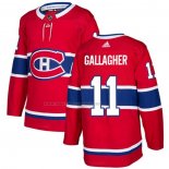 Maglia Hockey Montreal Canadiens Brendan Gallagher Home Autentico Rosso