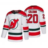 Maglia Hockey New Jersey Devils Blake Coleman Alternato Autentico Bianco