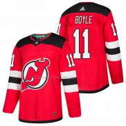 Maglia Hockey New Jersey Devils Brian Boyle Autentico Home 2018 Rosso