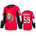 Maglia Hockey Ottawa Senators Alex Formenton Home Autentico Rosso