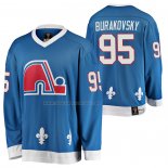 Maglia Hockey Quebec Nordiques Andre Burakovsky Heritage Vintage Replica Blu