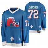 Maglia Hockey Quebec Nordiques Joonas Donskoi Heritage Vintage Replica Blu