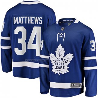 Maglia Hockey Toronto Maple Leafs Auston Matthews Home Breakaway Blu