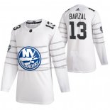 Maglia Hockey 2020 All Star New York Islanders Barzal Autentico Bianco