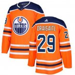 Maglia Hockey Bambino Edmonton Oilers Leon Draisaitl Home Autentico Arancione