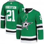 Maglia Hockey Dallas Stars Jason Robertson Home Primegreen Autentico Pro Verde