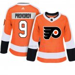 Maglia Hockey Donna Philadelphia Flyers Ivan Provorov Autentico Giocatore Arancione
