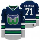 Maglia Hockey Hartford Whalers Lucas Wallmark Heritage Night Throwback Blu