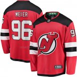 Maglia Hockey New Jersey Devils Timo Meier Home Breakaway Rosso