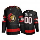Maglia Hockey Ottawa Senators Personalizzate Home 2020-21 Nero