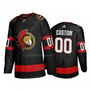 Maglia Hockey Ottawa Senators Personalizzate Home 2020-21 Nero